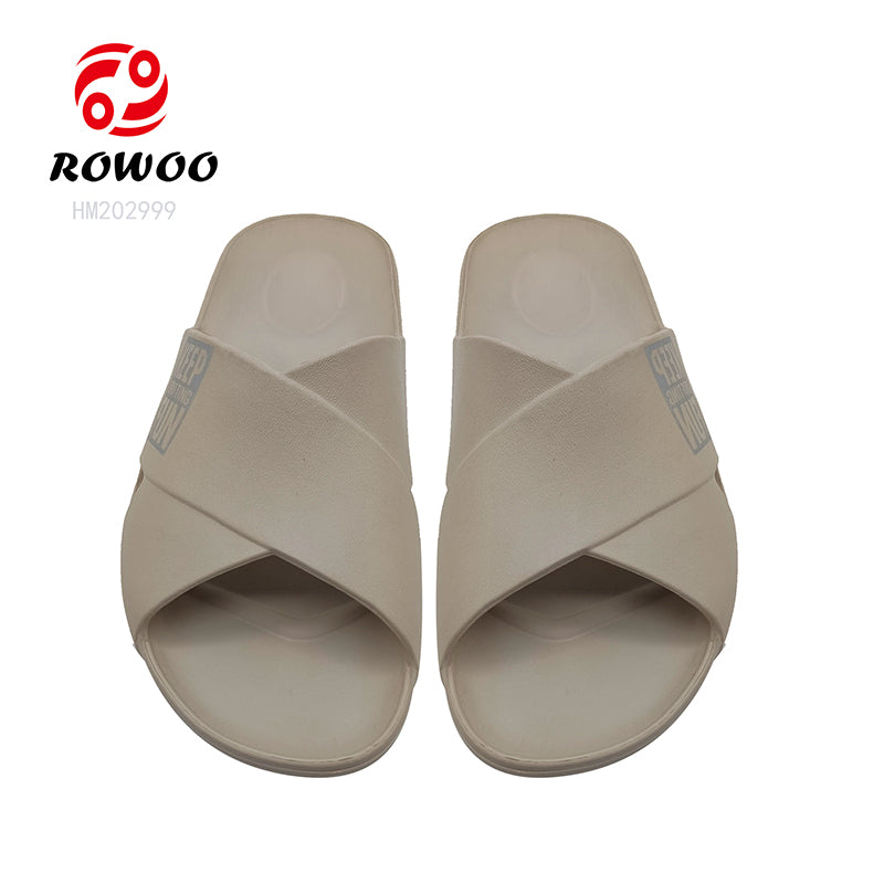 Wholesale EVA Injection Shoes Men Women Bathroom Slide Slippers