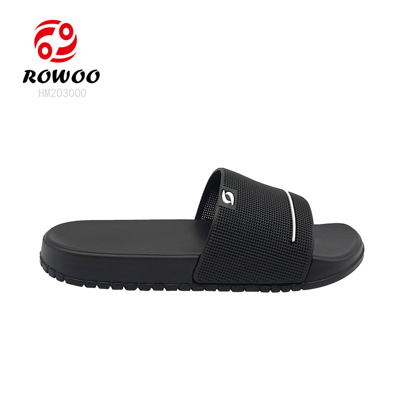 Wholesale Men Slippers Summer Non-slip House Shower Bathroom Custom Slides Sandals