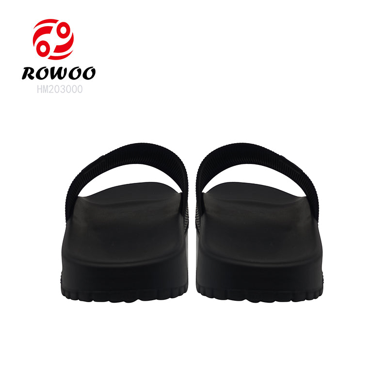 Wholesale Men Slippers Summer Non-slip House Shower Bathroom Custom Slides Sandals