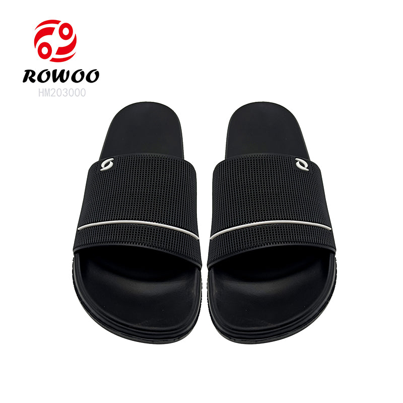 Wholesale Men Slippers Summer Non-slip House Shower Bathroom Custom Slides Sandals