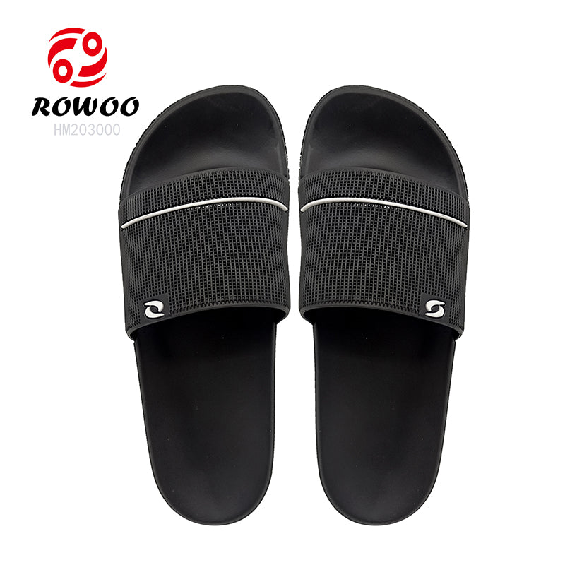 Wholesale Men Slippers Summer Non-slip House Shower Bathroom Custom Slides Sandals