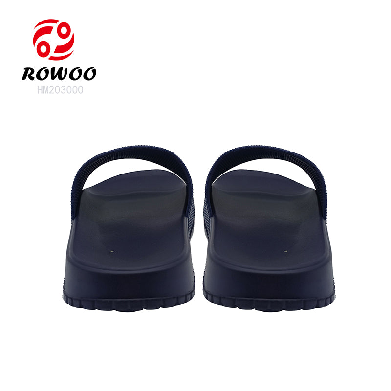 Wholesale Men Slippers Summer Non-slip House Shower Bathroom Custom Slides Sandals