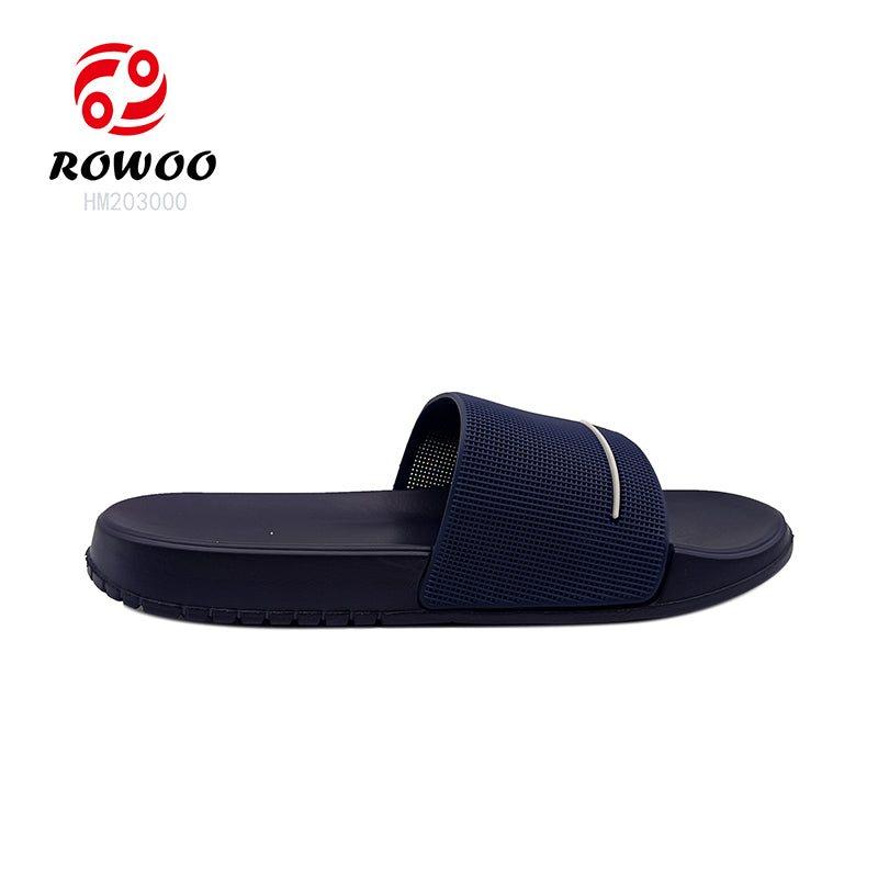 Wholesale Men Slippers Summer Non-slip House Shower Bathroom Custom Slides Sandals