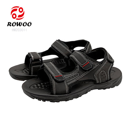 Wholesale Children Black Sandals Lightweight Kid School Summer Sandals Anti-slip Shoes for Boy