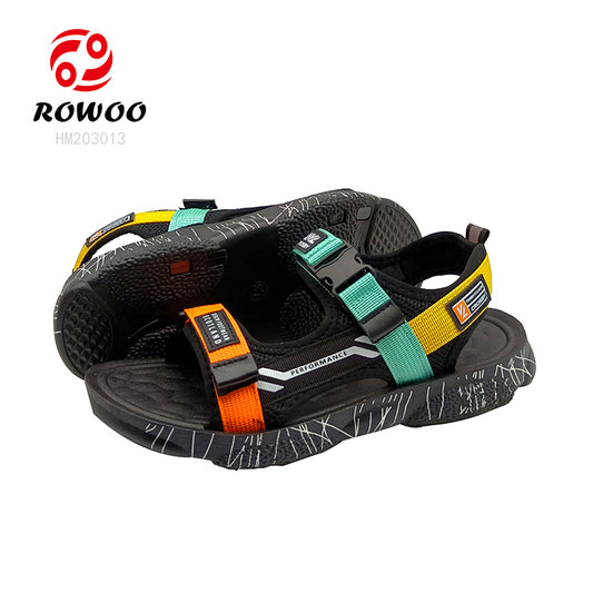 Wholesale Custom Logo summer Leather Men Sport Sandals