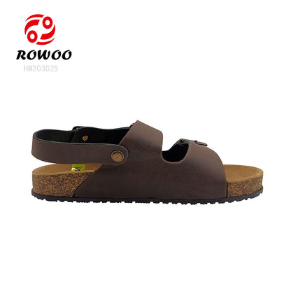 2024 ladies shoes After The Buckle Retro Cork Flat Sandals Men Women