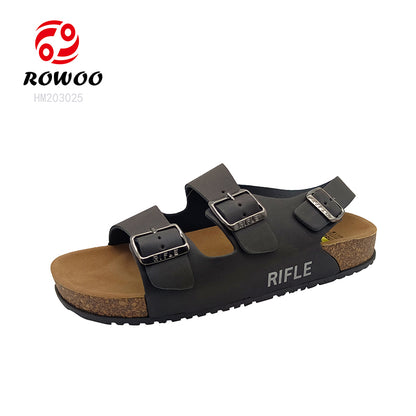 2024 ladies shoes After The Buckle Retro Cork Flat Sandals Men Women