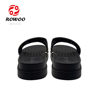 Latest Design customized flat sandals slippers for women