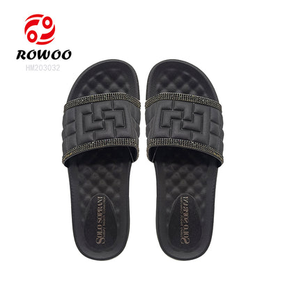 Latest Design customized flat sandals slippers for women