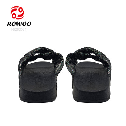 Wholesale Bling PVC Summer Beach Slippers for Women