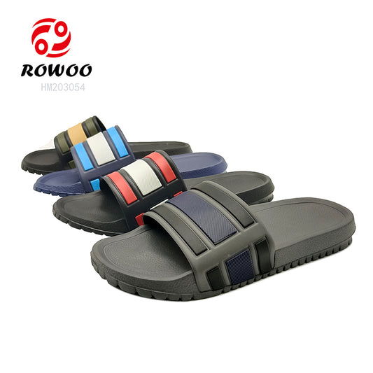 Wholesales EVA PU Slides Sandals Custom Logo