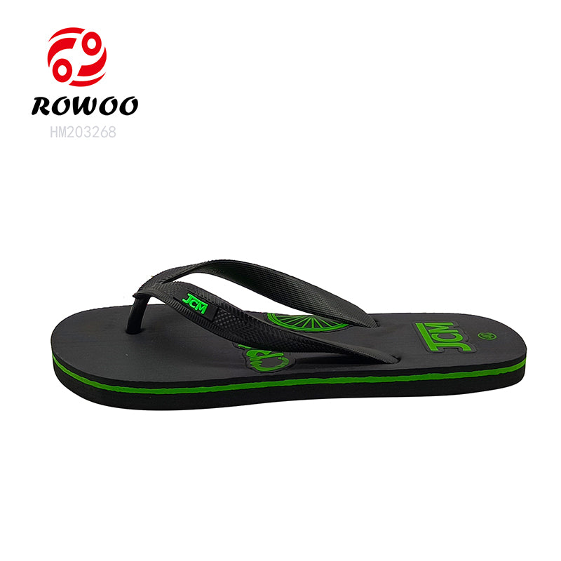 Customizable Men's Summer Beach Slippers Non-Slip EVA Flip Flops