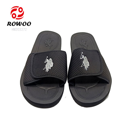 Wholesale Custom Men's EVA Insole Adjustable Slide Sandals