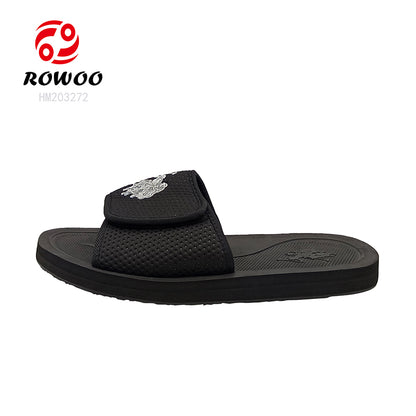 Wholesale Custom Men's EVA Insole Adjustable Slide Sandals