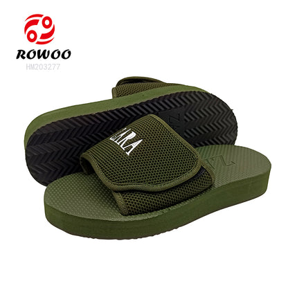 Wholesale Custom Men's EVA Insole Slide Sandals Fashionable Outdoor Slippers