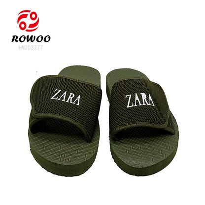 Wholesale Custom Men's EVA Insole Slide Sandals Fashionable Outdoor Slippers