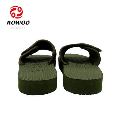 Wholesale Custom Men's EVA Insole Slide Sandals Fashionable Outdoor Slippers