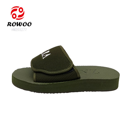 Wholesale Custom Men's EVA Insole Slide Sandals Fashionable Outdoor Slippers