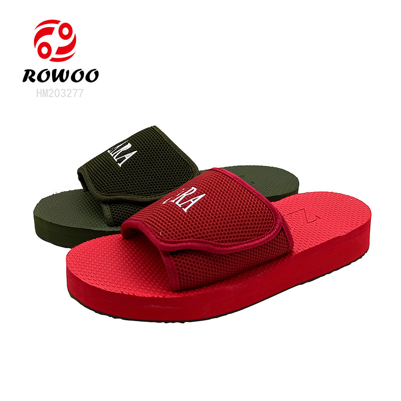 Wholesale Custom Men's EVA Insole Slide Sandals Fashionable Outdoor Slippers