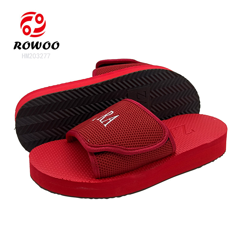 Wholesale Custom Men's EVA Insole Slide Sandals Fashionable Outdoor Slippers