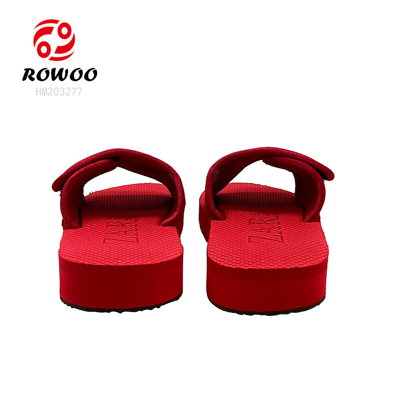 Wholesale Custom Men's EVA Insole Slide Sandals Fashionable Outdoor Slippers