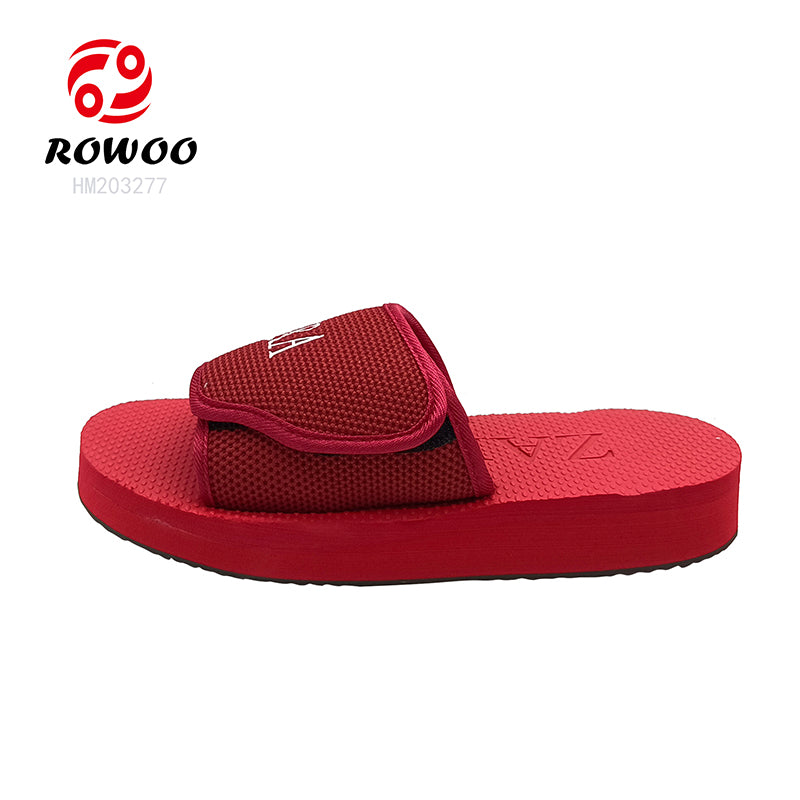 Wholesale Custom Men's EVA Insole Slide Sandals Fashionable Outdoor Slippers