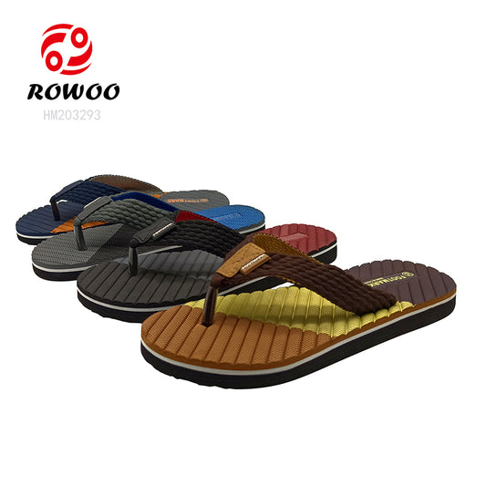 Latest Customized Men's Flip Flops Slippers Anti-Slip Feature