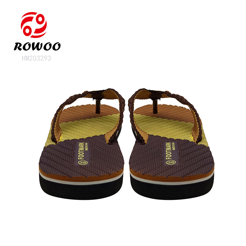 Latest Customized Men's Flip Flops Slippers Anti-Slip Feature