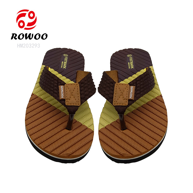 Latest Customized Men's Flip Flops Slippers Anti-Slip Feature