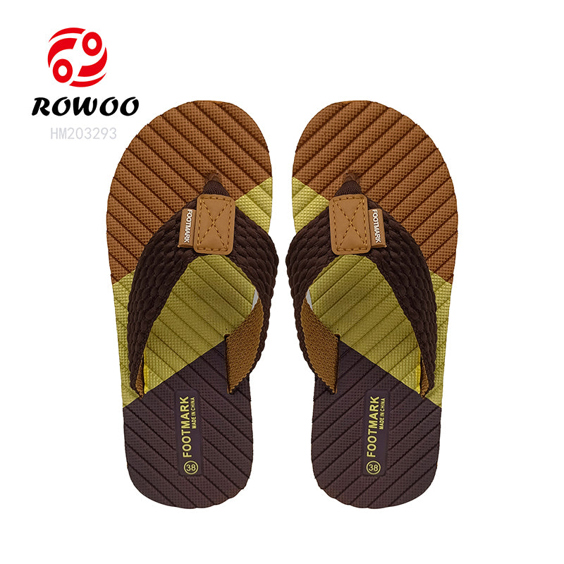 Latest Customized Men's Flip Flops Slippers Anti-Slip Feature