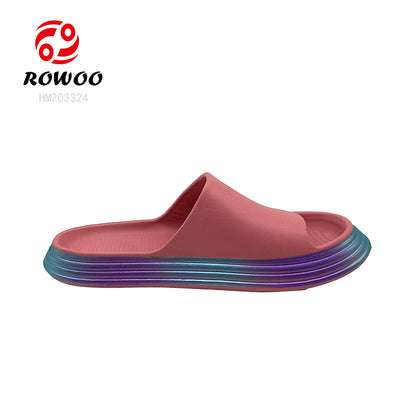 Women's Open Toe Indoor Slippers with Thickened Sole Anti-Slip Bath Sandals