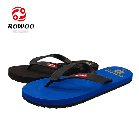 Trendy Men's Chinese Traditional Style Flip-Flops