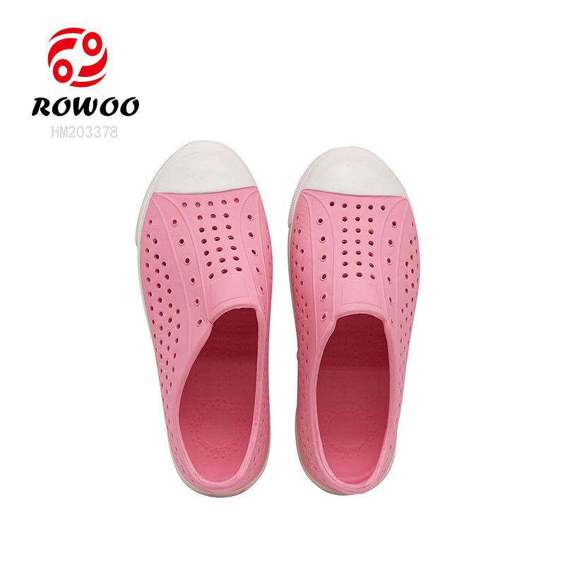 Unisex Children EVA Casual Sandals Solid Garden Shoes Perforated Ventilation Summer Clog Sandals