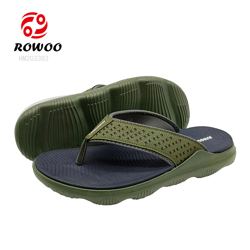 New Wave EVA Men Outdoor Sandals Fashion Design Lightweight Slipper Shoes Anti-slip Flipflop Beach Shoes