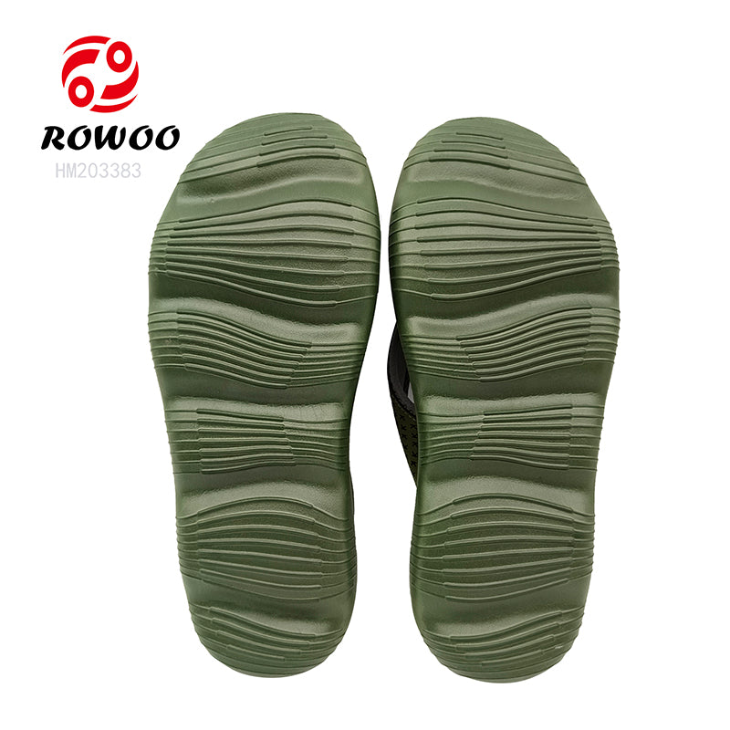 New Wave EVA Men Outdoor Sandals Fashion Design Lightweight Slipper Shoes Anti-slip Flipflop Beach Shoes