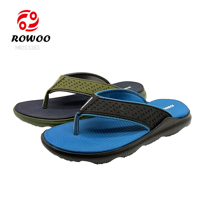 New Wave EVA Men Outdoor Sandals Fashion Design Lightweight Slipper Shoes Anti-slip Flipflop Beach Shoes