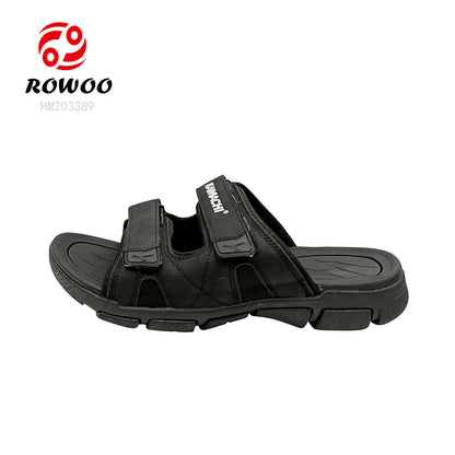 High Quality Men's Outdoor Beach Slippers Non-Slip Comfortable Air Sole Casual Shoes Slide Design for Summer