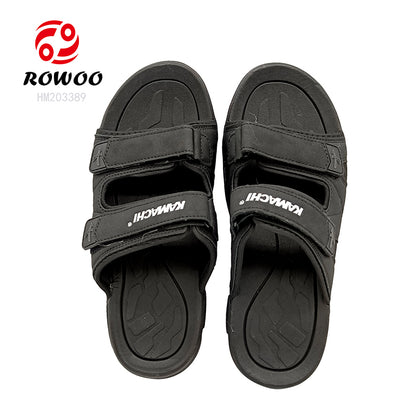 High Quality Men's Outdoor Beach Slippers Non-Slip Comfortable Air Sole Casual Shoes Slide Design for Summer