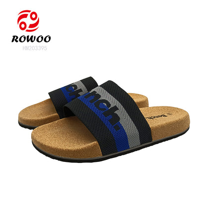 Webbing Slipper Ladies Outdoor Slide Shoes Fashion Customized Wholesale EVA Sandals