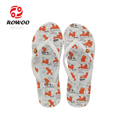 Cartoon Women Sesame Street Elmo Creative Art Home Outdoor Slippers Casual Flip-Flops