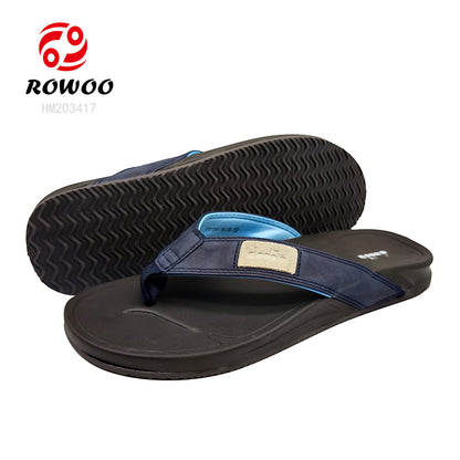 Men EVA Casual Non-Slip OEM Custom Outdoor Bathroom Flip-Flops