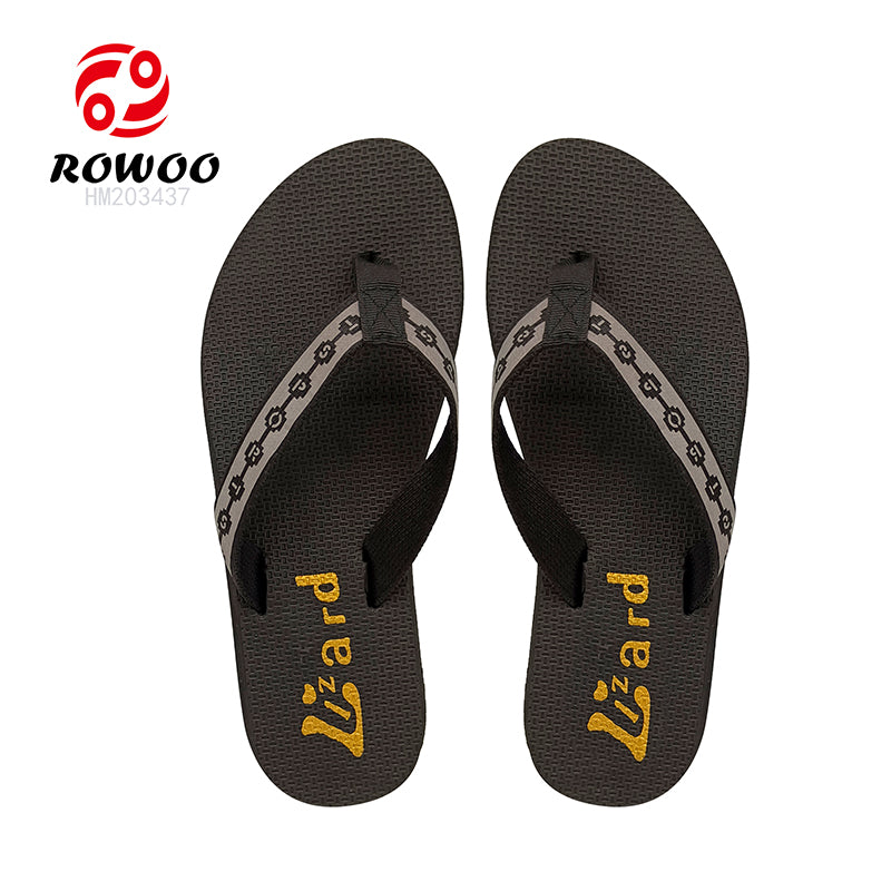 Women's Sports EVA Comfortable Summer Heighten Woven Belt Flip-Flops