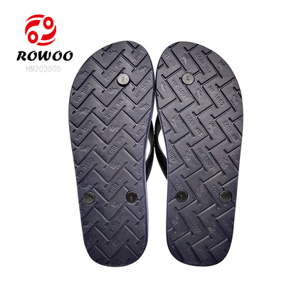 Wholesale Men Customized Flip Flops Rubber Thong Slipper Shoes Durable Slides Shoes