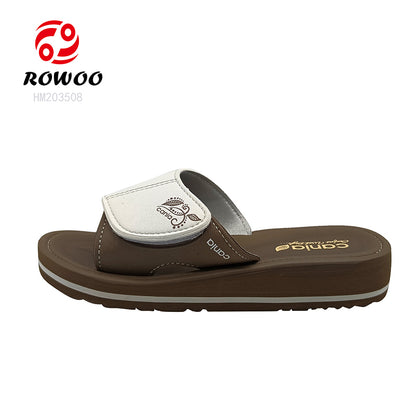 Wholesale Custom Logo Fashion Outdoor Adjustable Men Women Slides Slippers