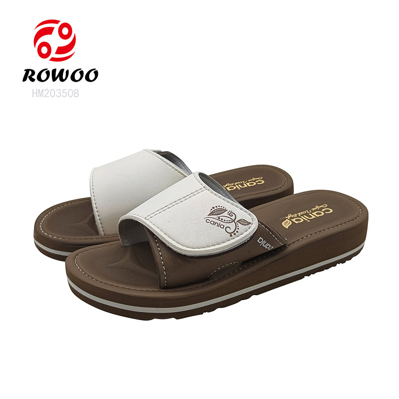 Wholesale Custom Logo Fashion Outdoor Adjustable Men Women Slides Slippers