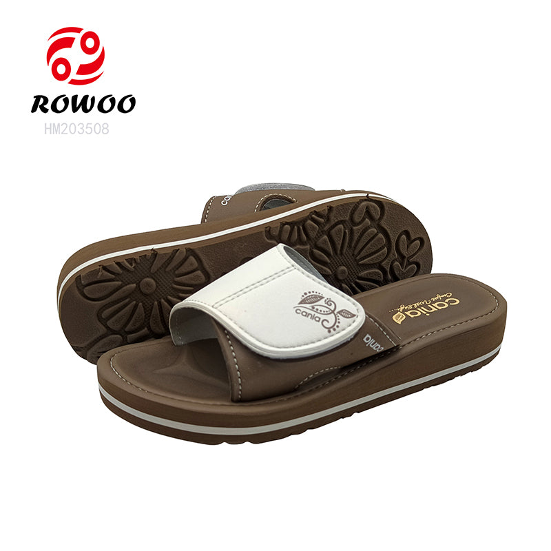 Wholesale Custom Logo Fashion Outdoor Adjustable Men Women Slides Slippers