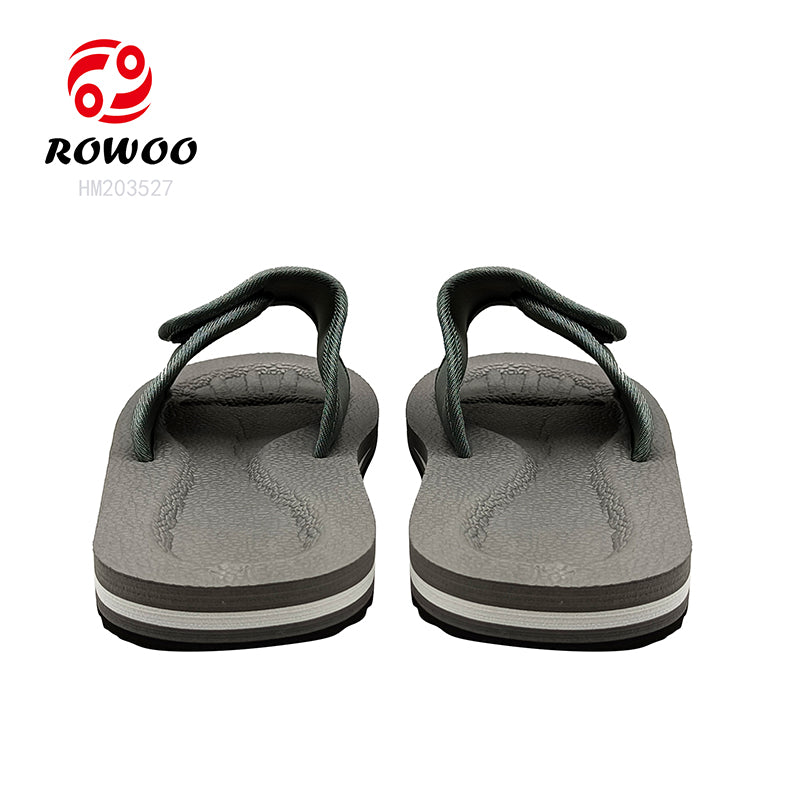 Men's Custom Classic Beach Sandals Wholesale Hotel Bathroom Adjustable Slippers