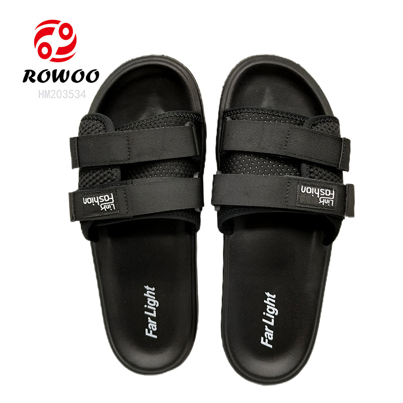 Men's Outdoor Beach Slippers Casual Slip-On Slide Sandals