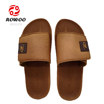 China Wholesale Men's Custom Sandal Slides Adjustable Straps