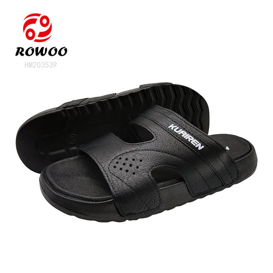 Men's Casual Slip-On Slide Sandals Breathable Platform Beach PVC Slippers